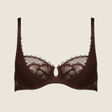 The Balconette Bra | Chocolate