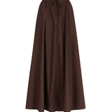 Zelda Skirt | Espresso Cotton