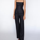 Sonia Pant Black Linen | Archive