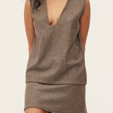 Valerie Vest | Biscuit Wool