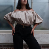 Elliana Crop Beige | Archive