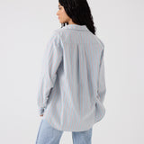 Sienna Shirt | Japanese Stripe | Pale Blue (last one)