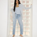 Sienna Shirt | Japanese Stripe | Pale Blue (last one)