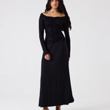 Jolene Longsleeve Dress | Black