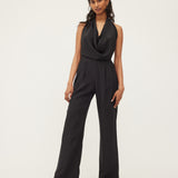 ZOE PANT | BLACK PURE SILK