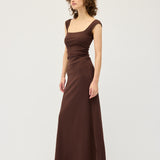 Naia Tank Dress | Chocolate Rib