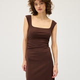 Naia Tank Dress | Chocolate Rib