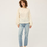 Bella Blouse | Cream Muslin