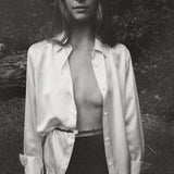 Maeve Shirt | Cream Pure Silk (pre-order)