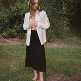 Maeve Shirt | Cream Pure Silk (pre-order)