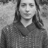 Frisson | Lace Sweater Chocolate