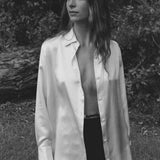 Maeve Shirt | Cream Pure Silk (pre-order)