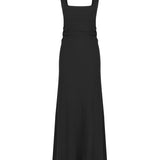 Naia Tank Dress | Black Rib