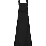 Helena Halter Dress | Black