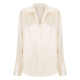 Maeve Shirt | Cream Pure Silk (pre-order)