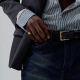 Dali Belt | Hammered Brass