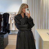 Theodora Trench | Denim Contrast