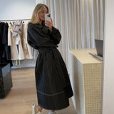 Theodora Trench | Denim Contrast