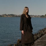 Theodora Trench | Black Drill