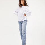 Bella Blouse | White Linen