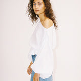 Anna Frill Blouse | White Linen