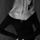 Luella Longsleeve | Black Rib