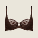 The Balconette Bra | Chocolate