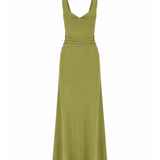 Jill Dress | Olive Rib