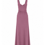 Jill Dress | Mauve Rib