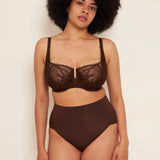 The Balconette Bra | Chocolate
