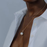 LA PEARLA NECKLACE | PEARL | GOLD