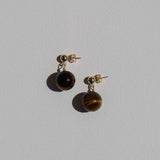 Mirandah Earrings | Tiger Eye