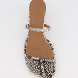 Lou Lou Sandals  | Natural Snake