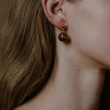 MIRANDAH EARRINGS | TIGER EYE