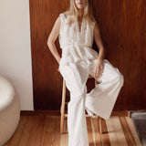 Francis Top | Vanilla Silk Georgette