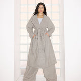 Theodora Trench | Fine Houndstooth (PO)