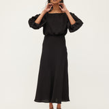 Louie Dress 2.0 | Black Muslin