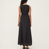 NEXT LIFETIME DRESS | BLACK PURE SILK