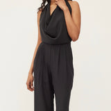 ZOE PANT | BLACK PURE SILK