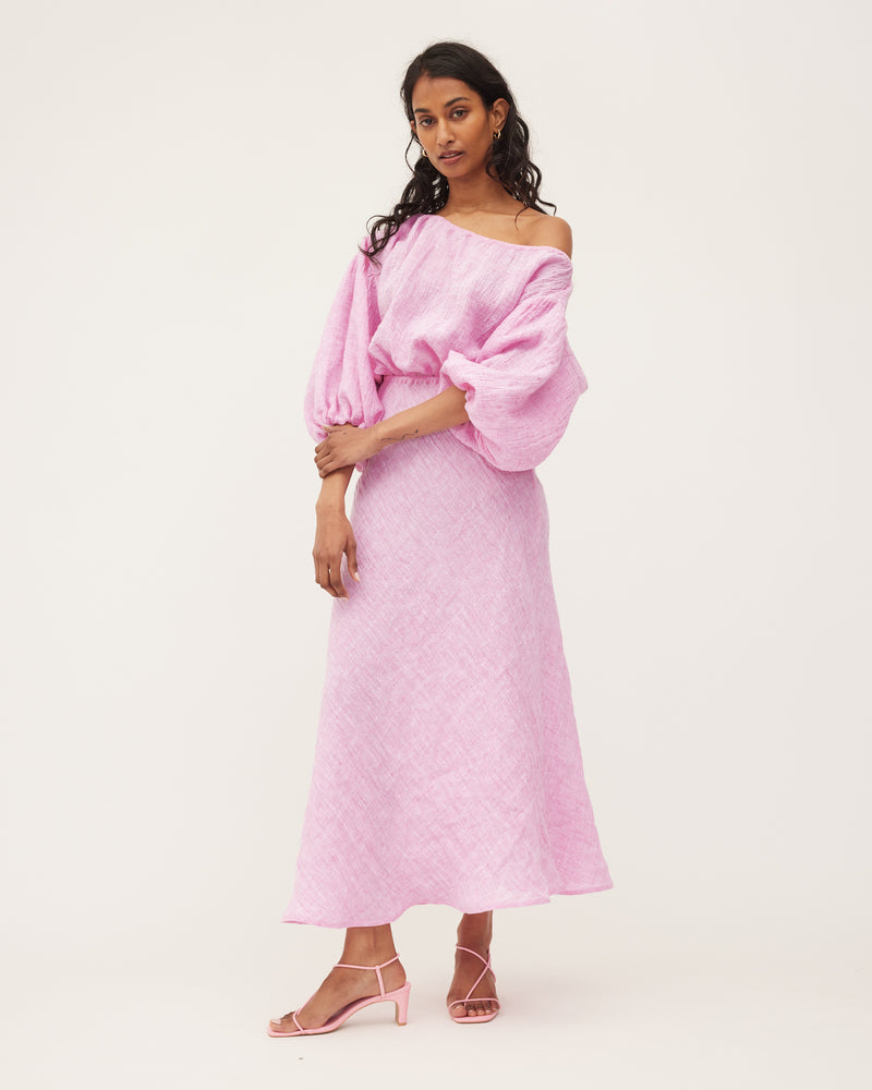 
            
                Load image into Gallery viewer, LOUIE DRESS 2.0 | CANDYFLOSS LINEN
            
        