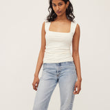 Naia Tank | Ivory Organic Cotton