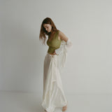 Selma Skirt | Cream Pure Silk (pre-order)