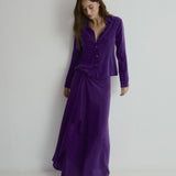 Selma Skirt | Purple Silk Spot (pre-order)