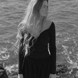 Mae Wrap | Black Pure Merino
