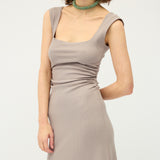 Naia Tank Dress | Putty Rib