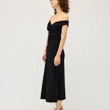 Niveah Dress | Black Rib (PO)