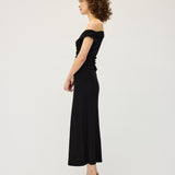 Niveah Dress | Black Rib (PO)
