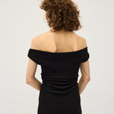 Niveah Dress | Black Rib (PO)