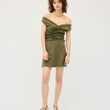 Niveah Mini Dress | Khaki (PO)