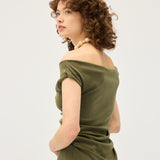 Niveah Mini Dress | Khaki (PO)
